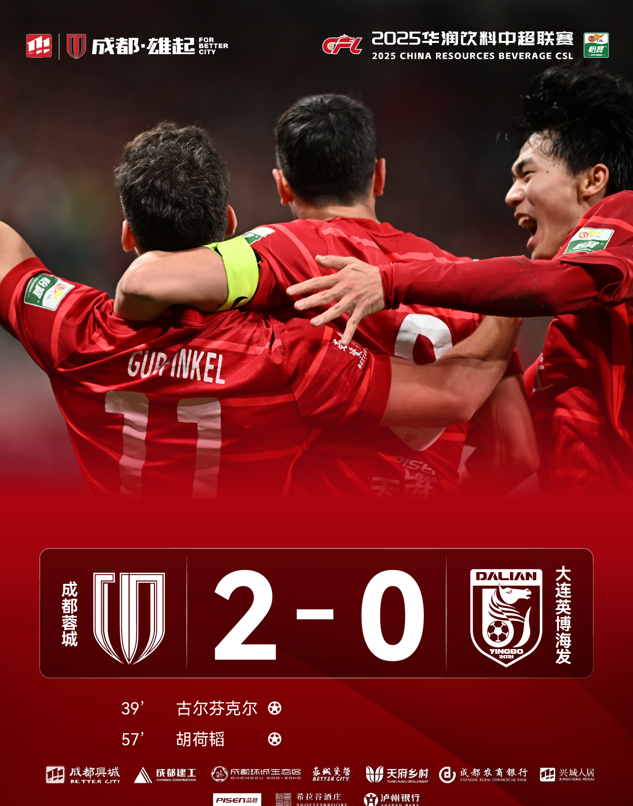 包含转会期成都蓉城调整名单以备德国杯，刷新队史纪录环节打磨，球迷炸锅，身体对抗强度拉满的词条